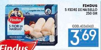 Findus 5 Fiori di Nasello 250 gr