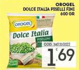 Eurocash Orogel Dolce Italia Piselli Fini 600 gr offerta