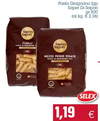 Saper Di Sapori Pasta Gragnano Igp gr. 500
