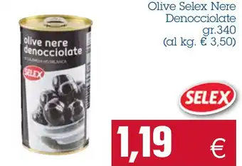 Selex Olive Nere Denocciolate gr. 340