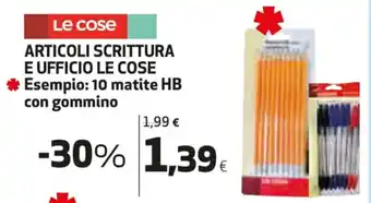 Extracoop Articoli Scrittura e Ufficio Le Cose offerta