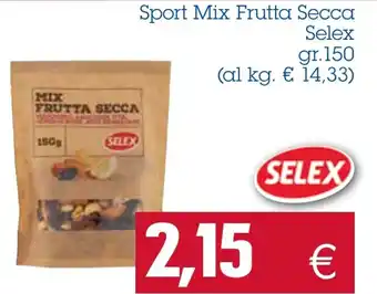 Selex Sport Mix Frutta Secca gr. 150