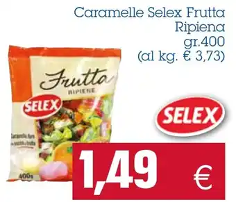 Selex Caramelle Frutta Ripiena gr. 400