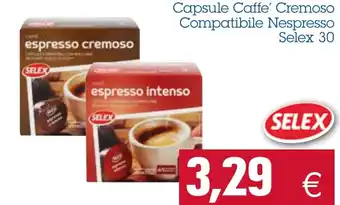 Selex Capsule Caffe' Cremoso Compatibile Nespresso 30