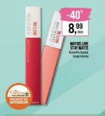Caddy's Maybelline (public) Super Stay Matte Ink Rossetto Rosa Opaco 5 Ml offerta