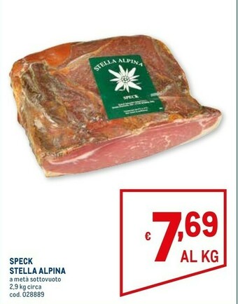 Metro Stella alpina Speck offerta