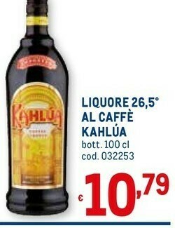 Metro Kahlúa Liquore 26,5 Al Caffè offerta