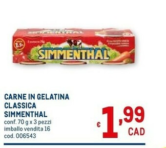 Simmenthal Carne In Gelatina