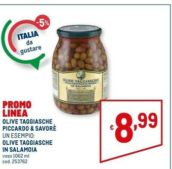 Metro Piccardo & Savorè Olive Taggiasche offerta