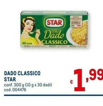 Metro Star I Dadi Classico 300 G(ml) offerta