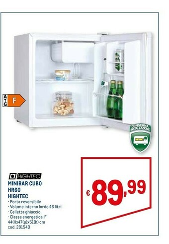 Hightec Minibar Cubo HR60
