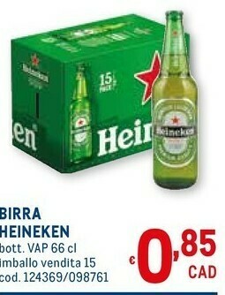 Metro Heineken Birra 660 G(ml) offerta