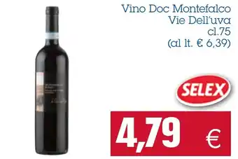 Selex Vino Doc Montefalco Vie Dell'uva cl. 75