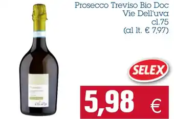 Selex Prosecco Treviso Bio Doc Vie Dell'uva cl. 75