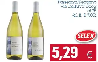 Selex Passerina/Pecorino Vie Dell'uva Docg cl. 75