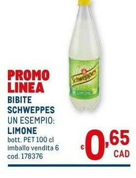 Metro Schweppes Bibite offerta