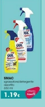 Tigotà Smac Sgrassatore 650 Ml offerta