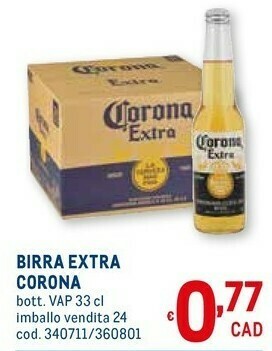Metro Corona Extra Corona Birra Extra offerta