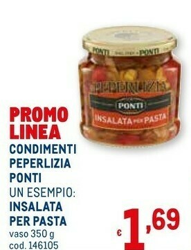 Metro Ponti Condimenti Peperlizia Insalata Per Pasta 350 G offerta