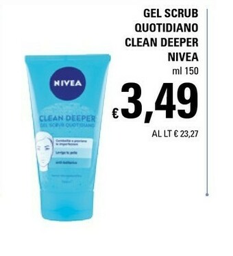 Basko Nivea Scrub Quotidiano Clean Deeper offerta