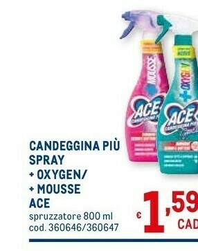 Metro Ace Candeggina Piu offerta