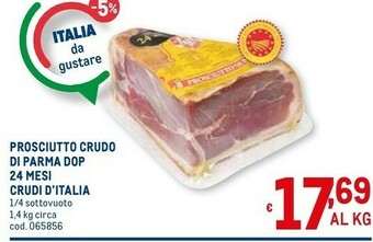 Metro Crudi D' Italia Prosciutto Crudo Di Parma Dop offerta