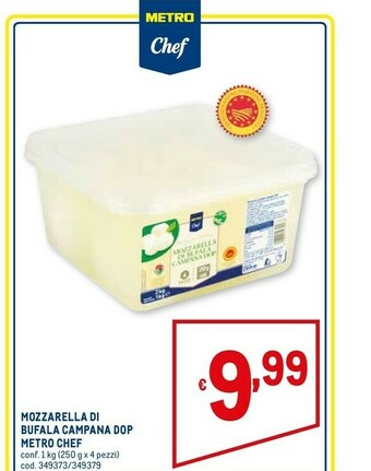 Metro Metro chef Mozzarella Di Bufala Campana Dop offerta