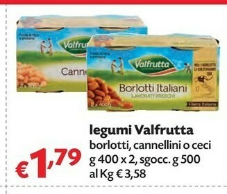 Pam Valfrutta Legumi offerta