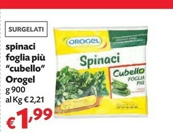 Pam Orogel Spinaci offerta