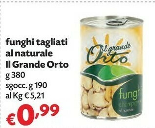 Il grande orto Funghi