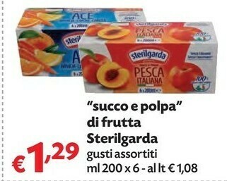 Pam Ace Succhi di frutta offerta