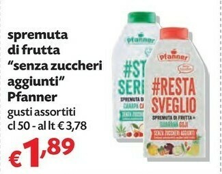 Pam Pfanner Succhi di frutta offerta