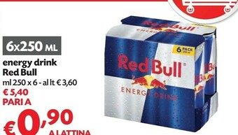 Pam Red bull Energy drink offerta