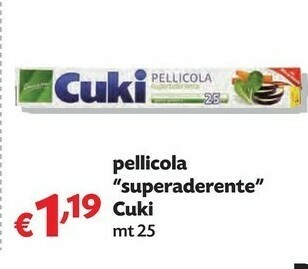 Pam Cuki Pellicola Trasparente offerta