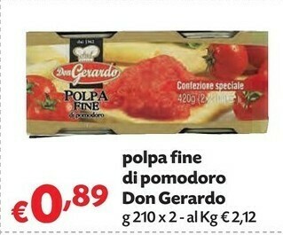 Pam Don gerardo Pomodori pelati offerta
