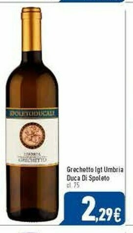 C+C Italmarket Duca Di Spoleto Grechetto Igt Umbria offerta