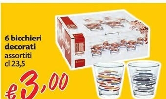 Pam Bicchieri offerta