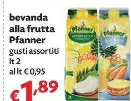 Pam Pfanner Succhi di frutta offerta