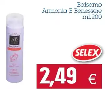 Selex Balsamo Armonia E Benessere ml.200