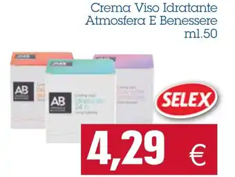 Selex Crema Viso Idratante Atmosfera E Benessere ml.50