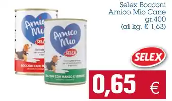 Selex Amico Mio Cane Bocconi gr.400