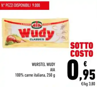 Conad Aia Wudy Würstel 250 g offerta