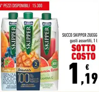 Conad Zuegg Succo Skipper 1 l offerta