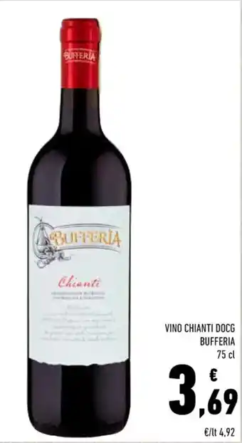 Conad Bufferia Vino Chianti DOCG 75 cl offerta