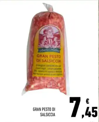 Conad Gran Pesto di Salsiccia offerta