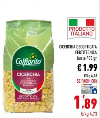 Conad Colfiorito Cicerchia Decorticata Fertitecnica 400 gr offerta
