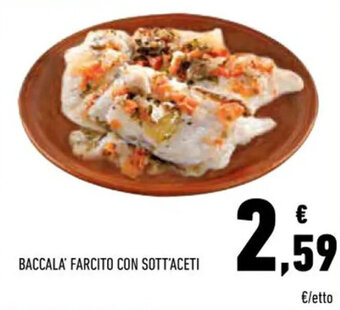 Conad Baccala' Farcito con Sott'Aceti offerta