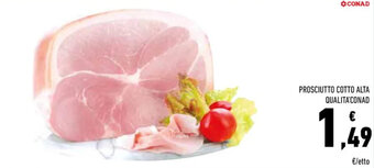 Conad Conad Prosciutto cotto alta qualità offerta