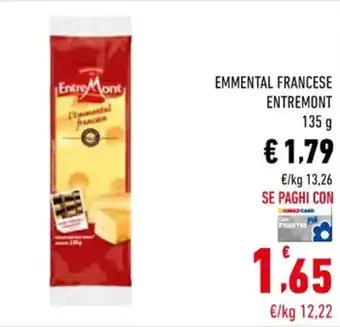 Conad Entremont Emmental Francese 135 g offerta
