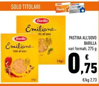 Barilla Pastina All'Uovo 275 g